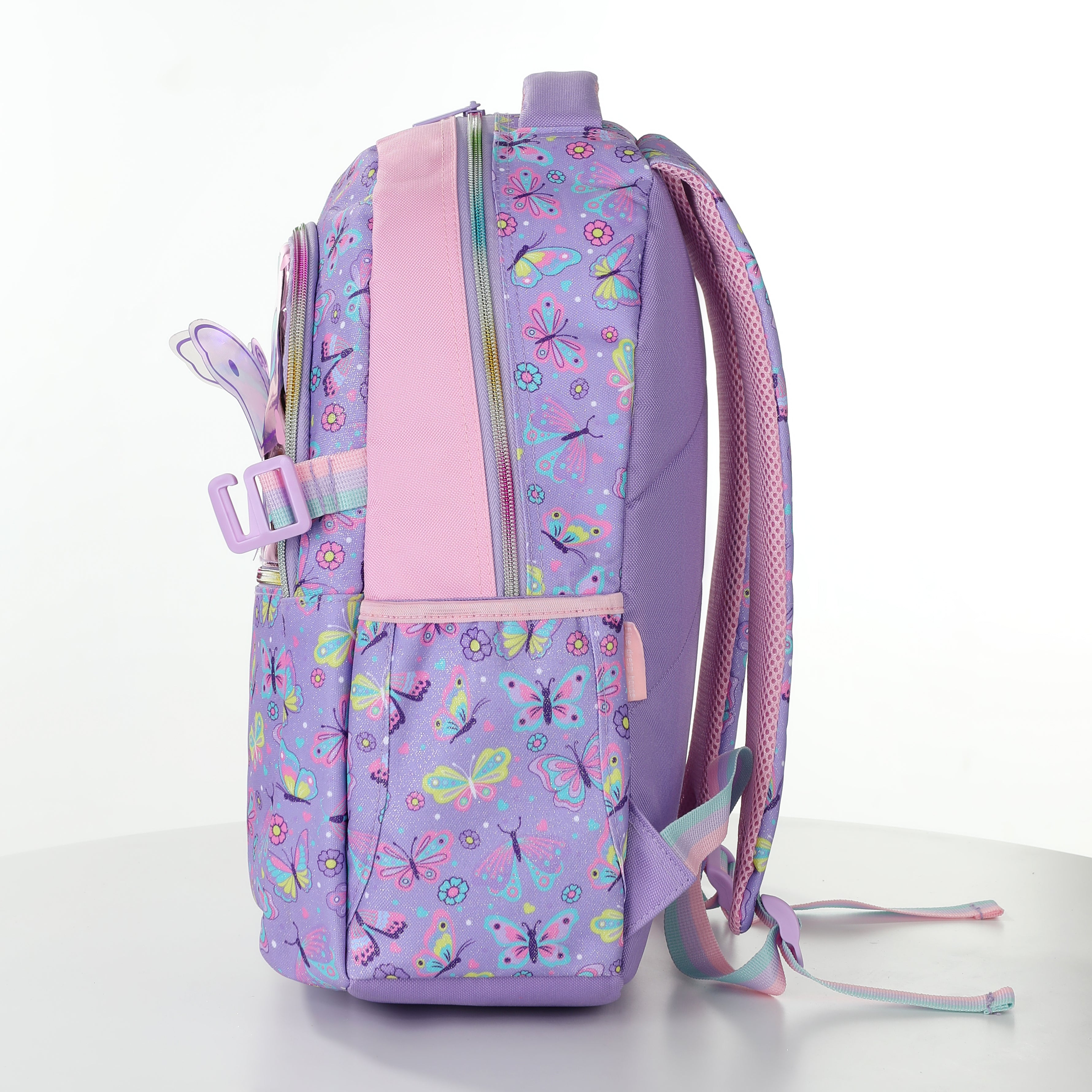 Butterfly Backpack and Lunch Box Bag Set