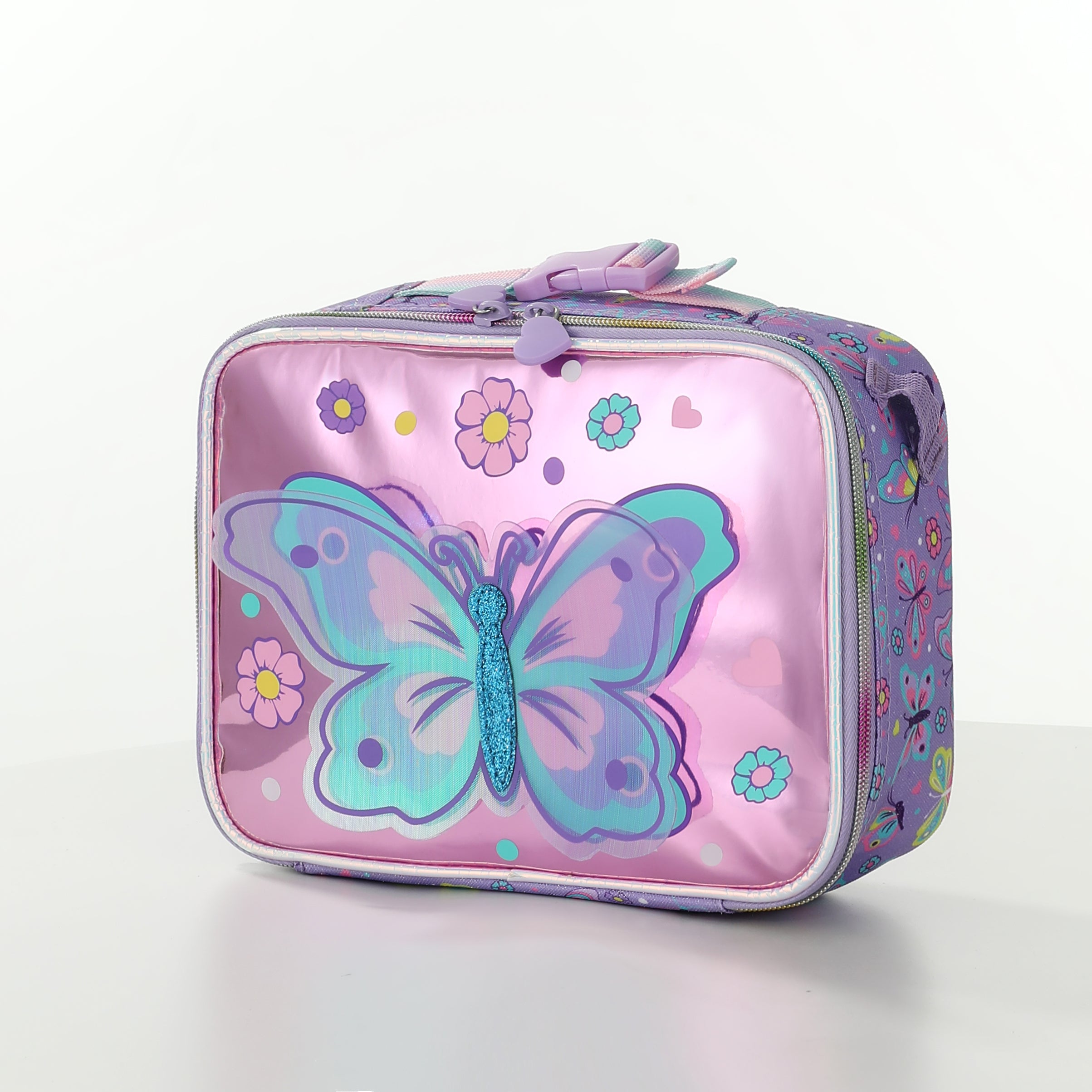 Butterfly Backpack and Lunch Box Bag Set