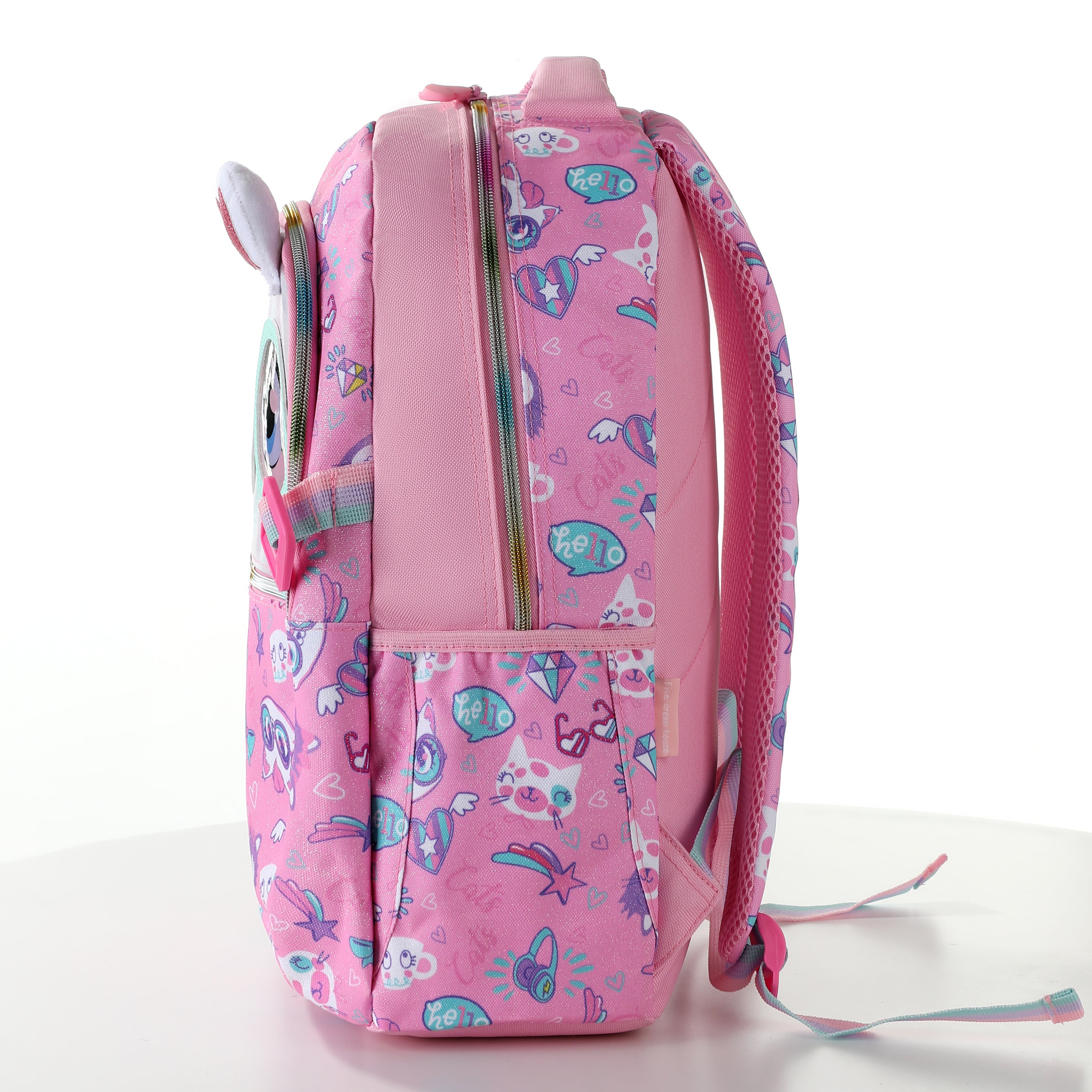 Cat Backpack and Lunch Box Bag Set