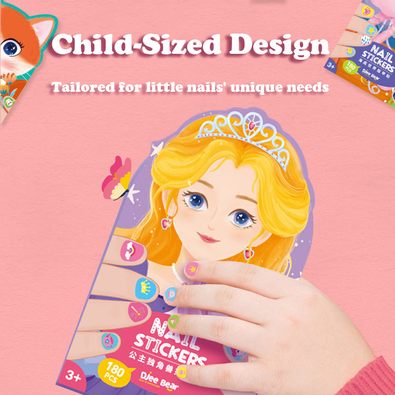 Girls Garden & Underwater World Nail Stickers