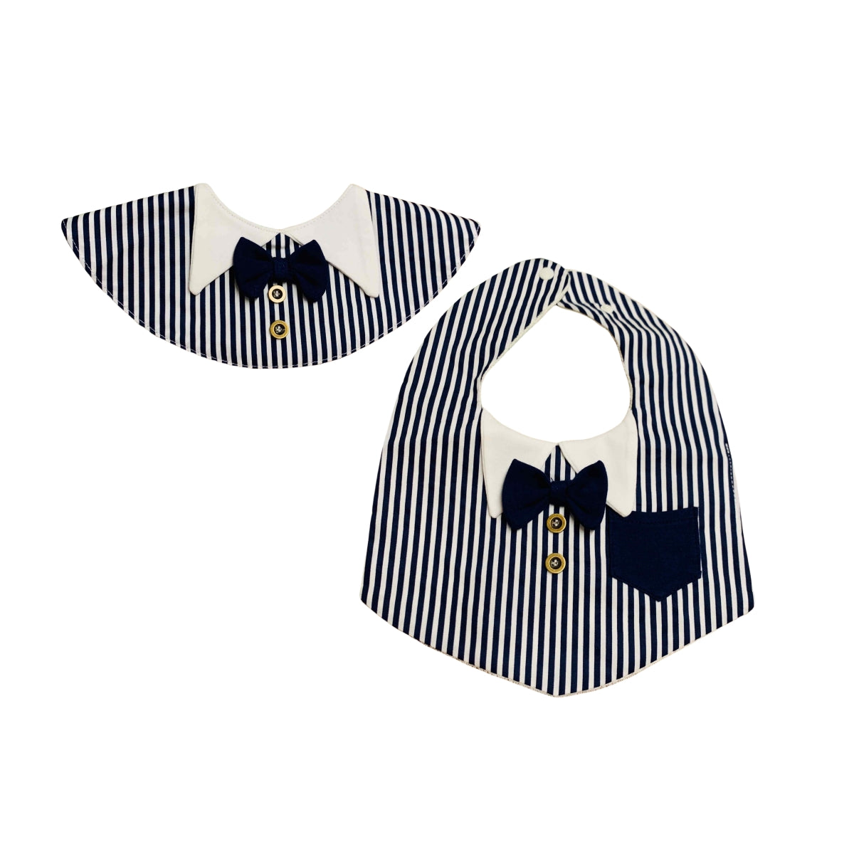 2-Pack Cotton Baby Bibs
