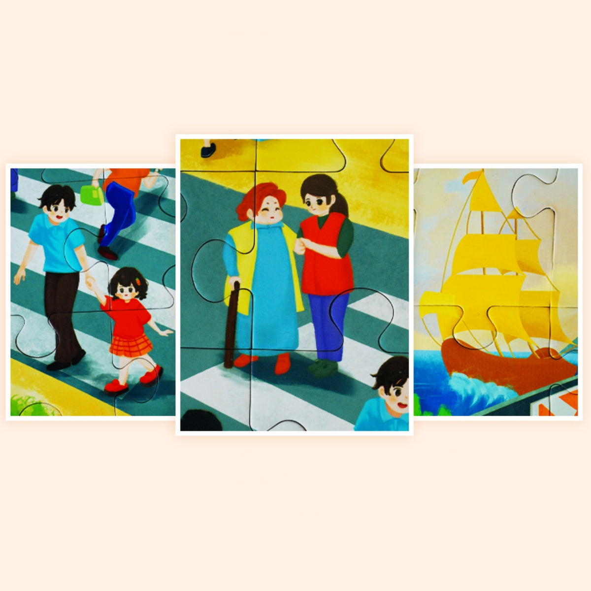 Educational Board Game Floor Puzzle