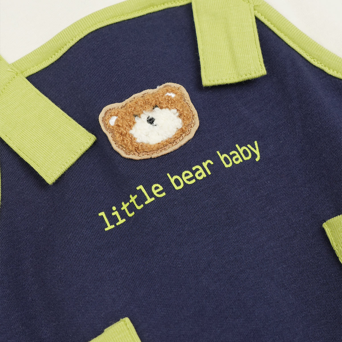 3–18 Months Cotton Bear Print Romper