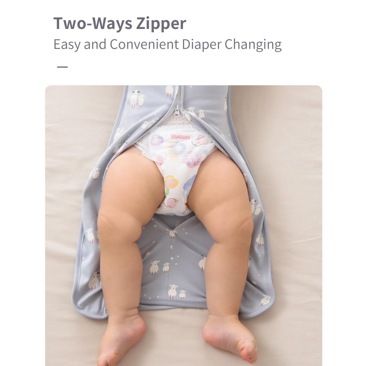 Cotton Baby Anti-Surprise Jump Swaddle Blanket