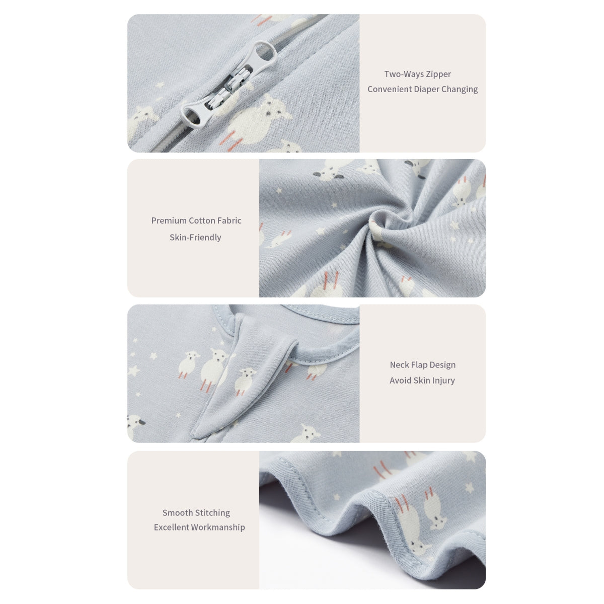 Cotton Baby Anti-Surprise Jump Swaddle Blanket