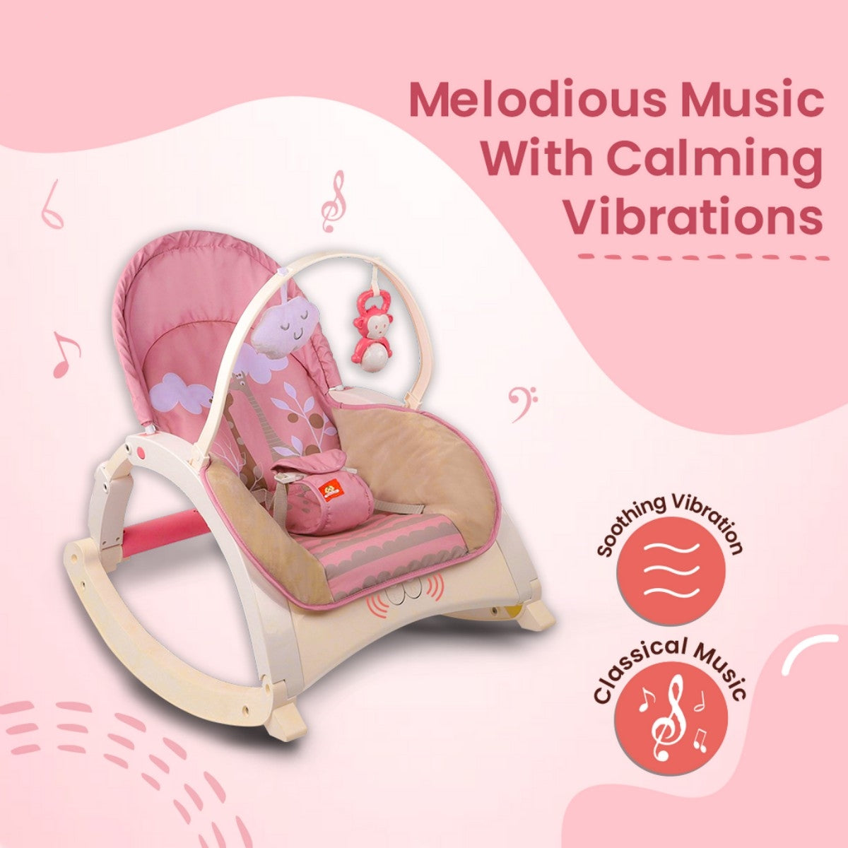 4-in-1 Multi-Functional Baby Rocker