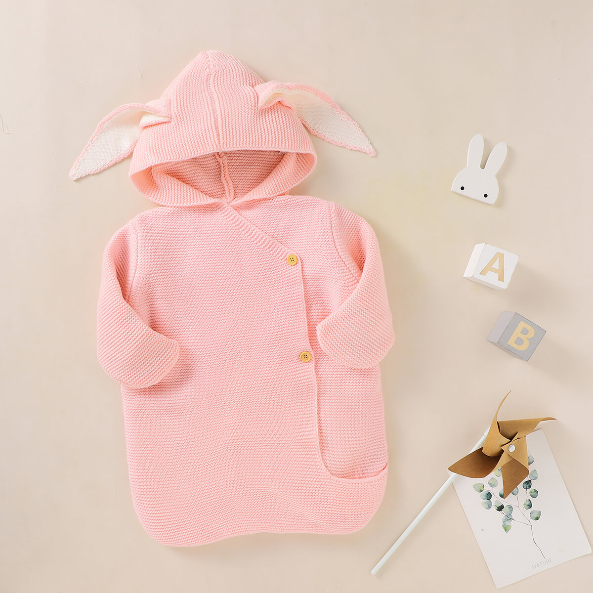 Baby Knit Bunny Sleeping Bag