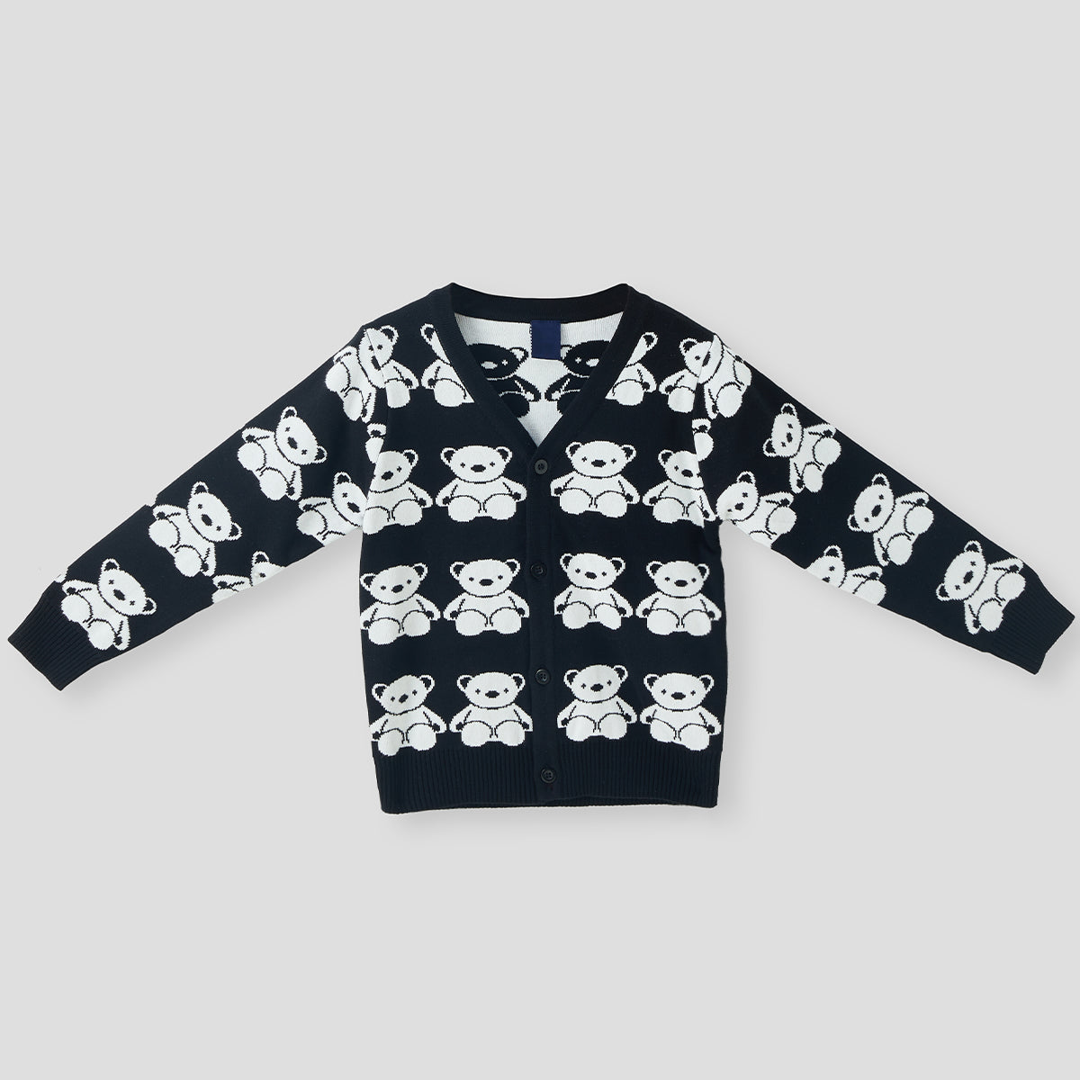 2–7 Years All-Over Print Knit Cardigan