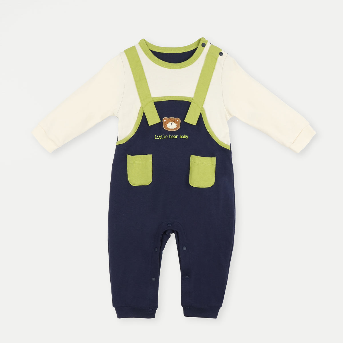 3–18 Months Cotton Bear Print Romper