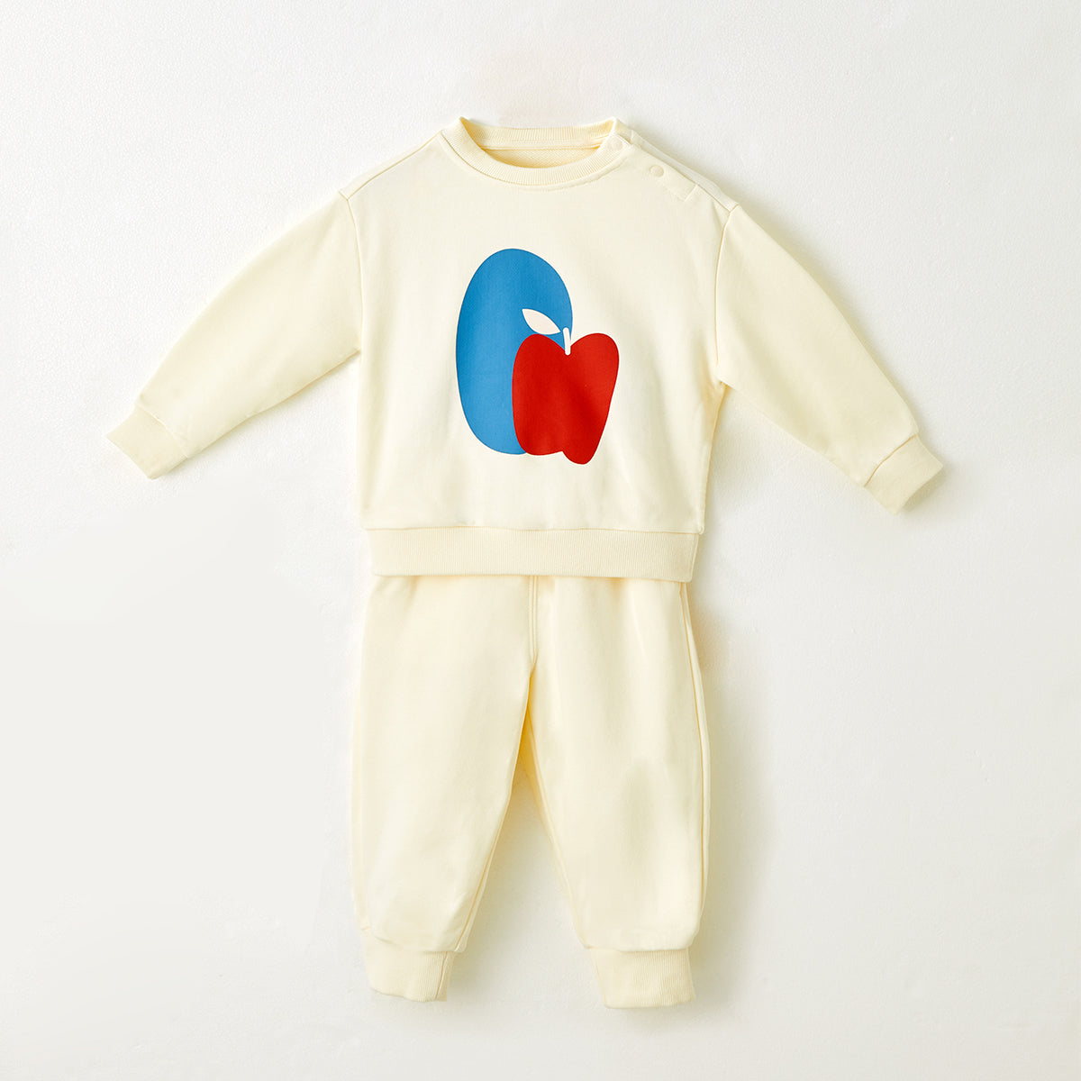 2–7 Years Loose-Fit Contrast Sweatshirt Set