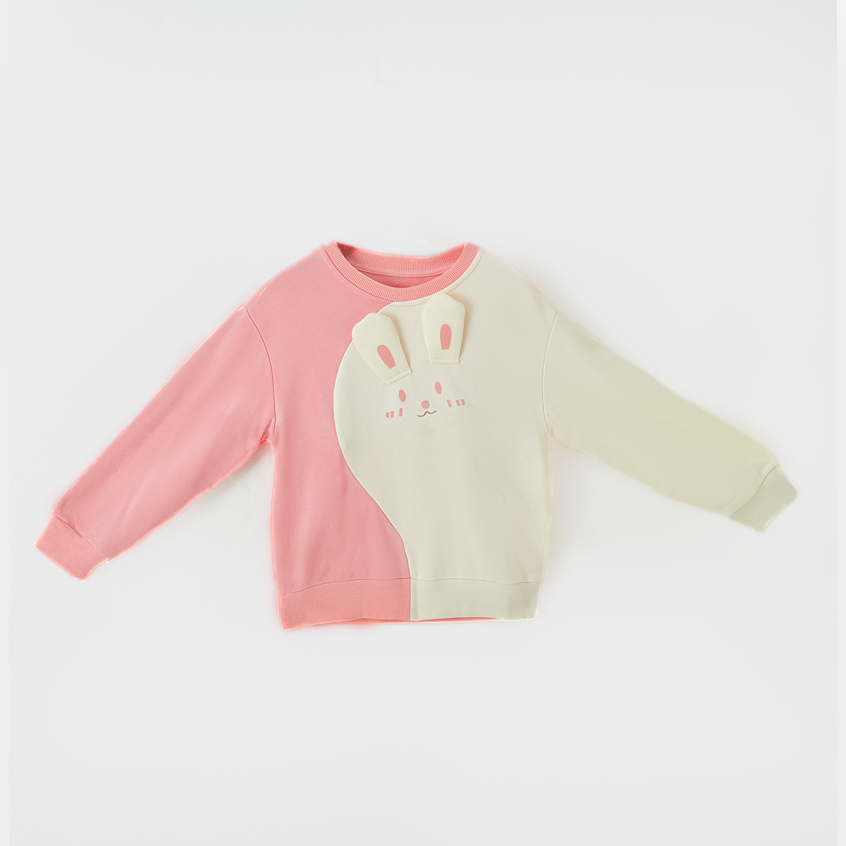 2–7 Years Loose-Fit Colorblock Sweatshirt Set