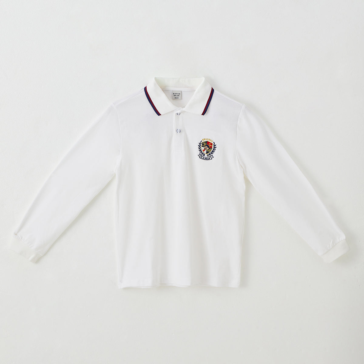 6-12 Years Preppy Style Embroidered Polo Shirt