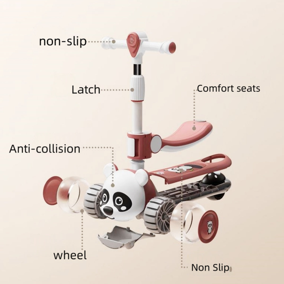 Animal Scooter with Seat