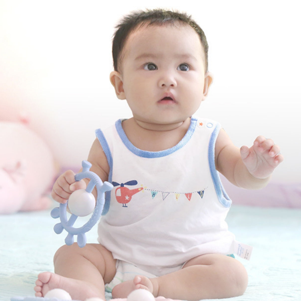 Giraffe Teether Rattle for Babies