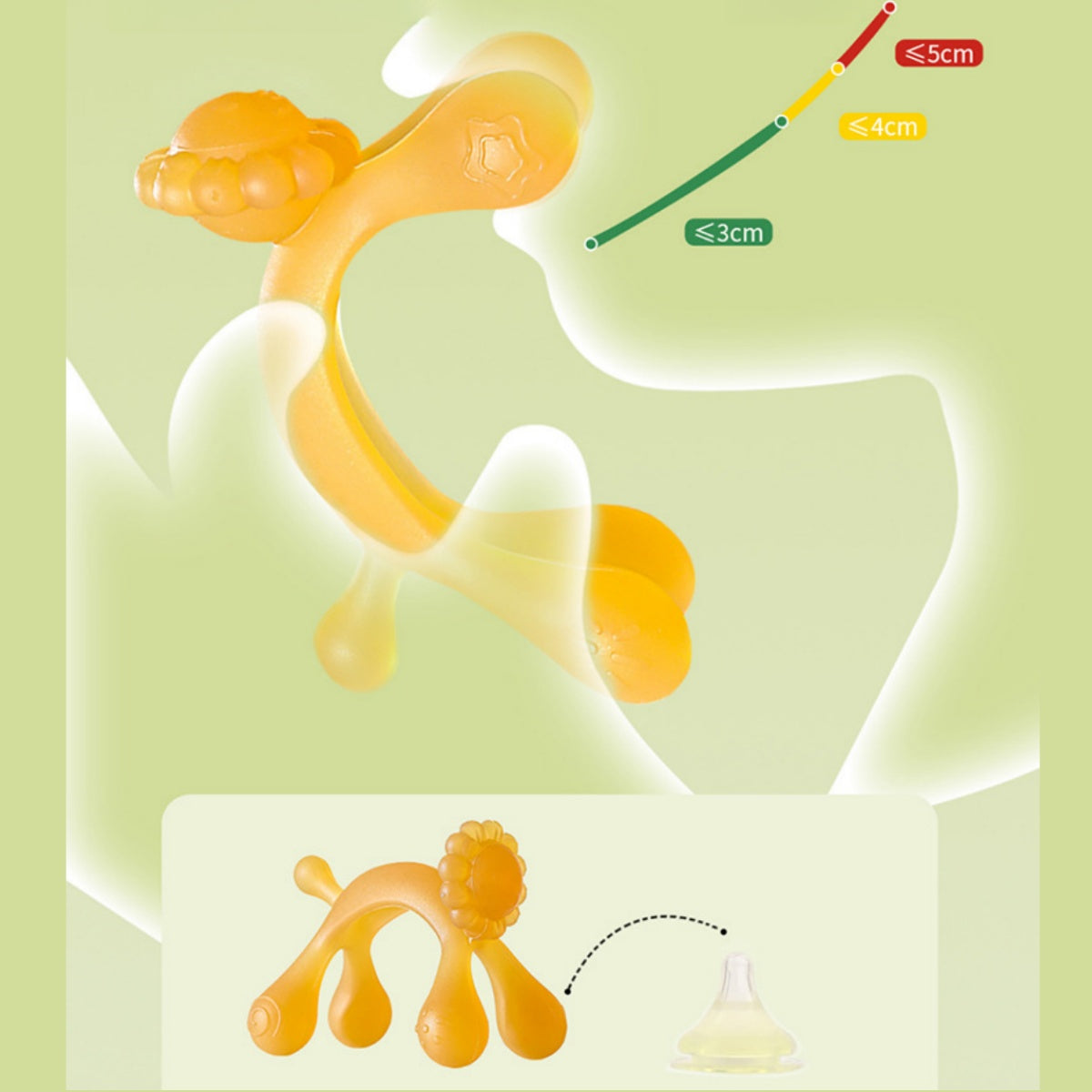 Lion-shaped Baby Teething Toy