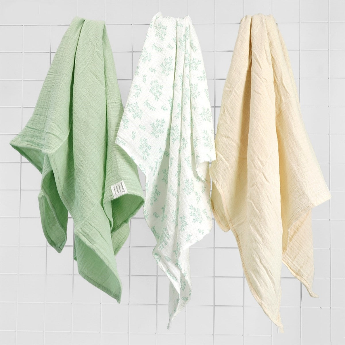 3-Pack Pure Cotton Baby Gauze Towels