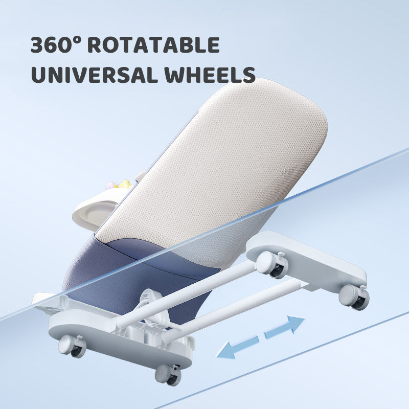 Multifunctional Baby Chair with Rotatable Wheels