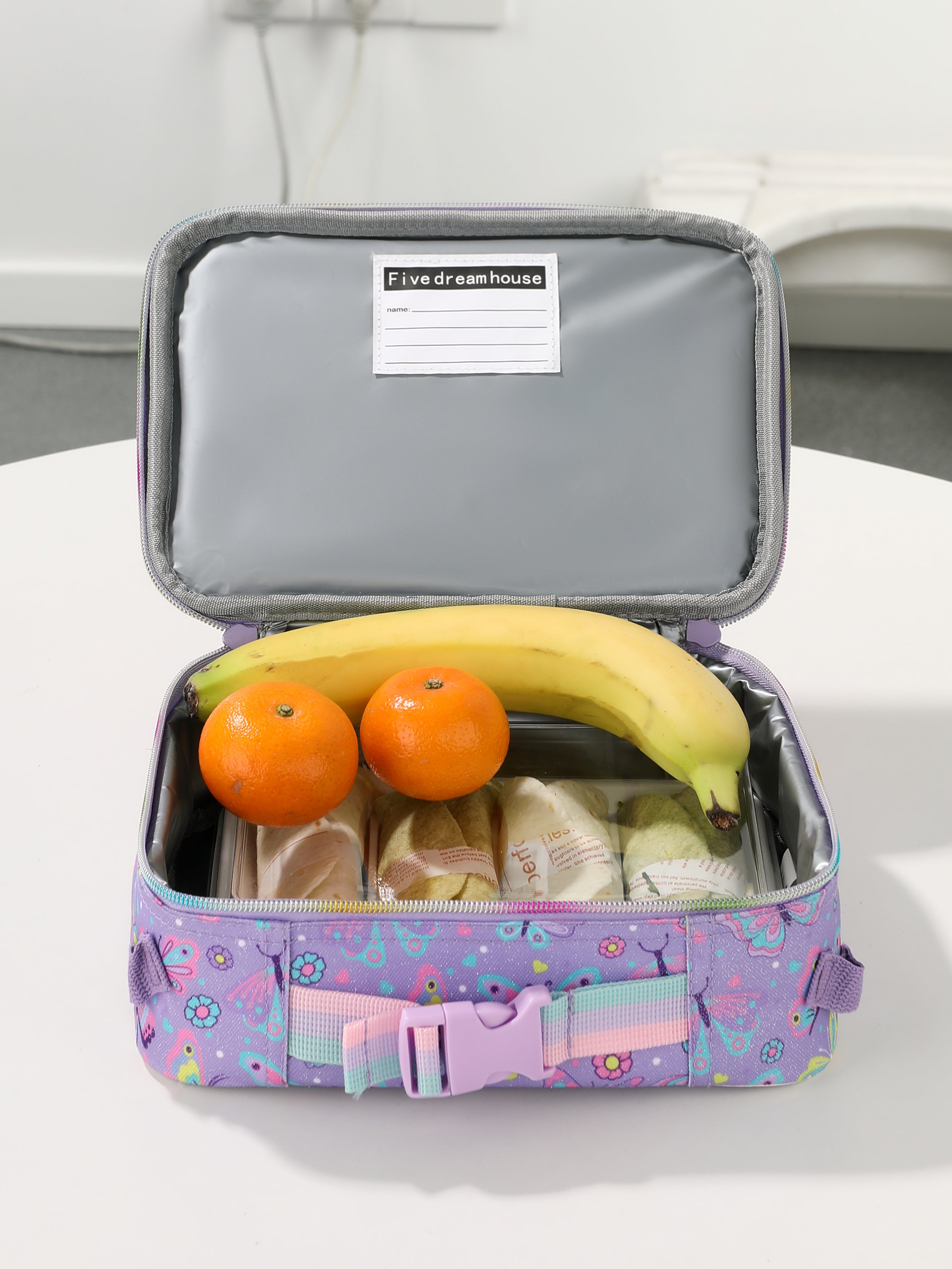 Butterfly Backpack and Lunch Box Bag Set