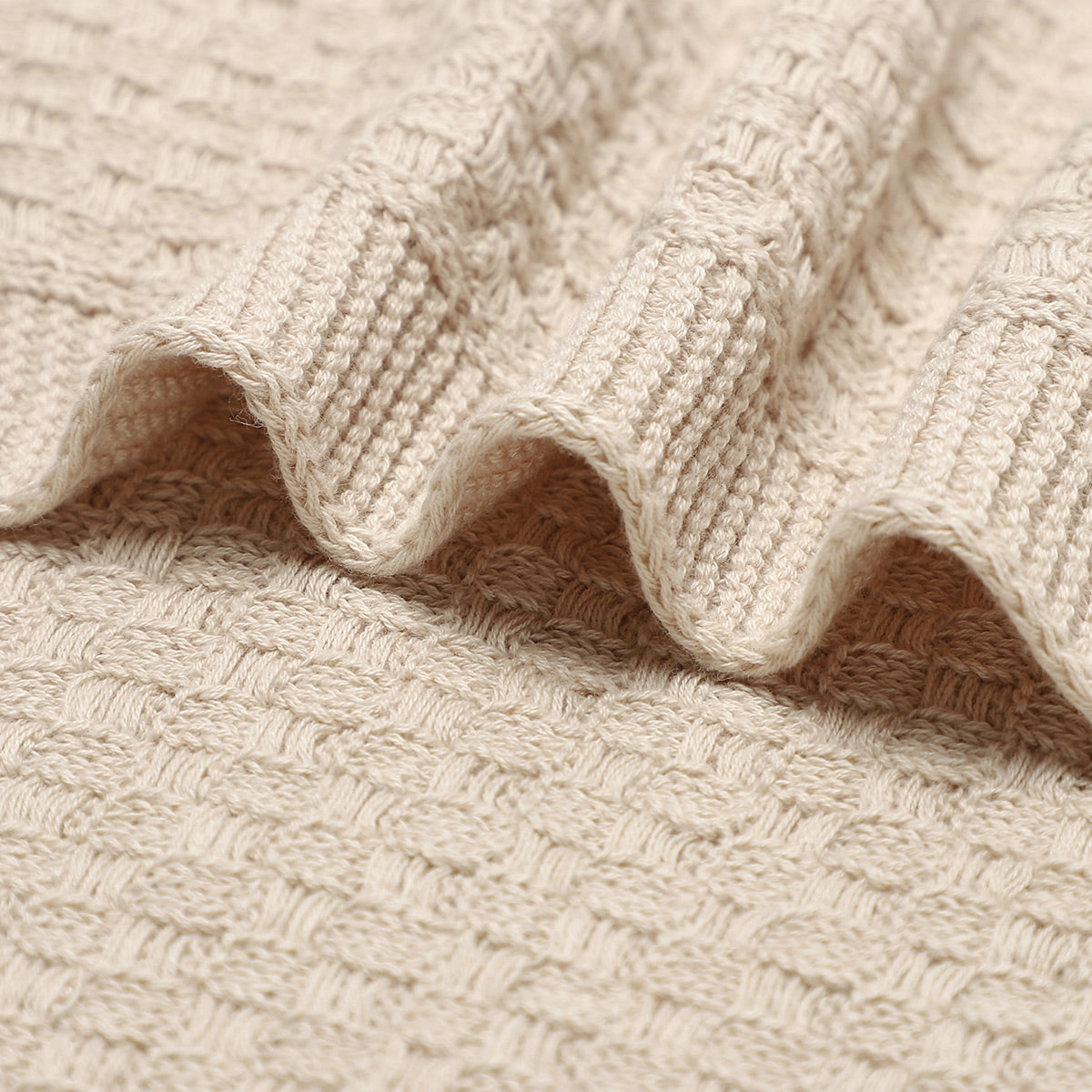 غطاء بطانية محبوك للأطفال