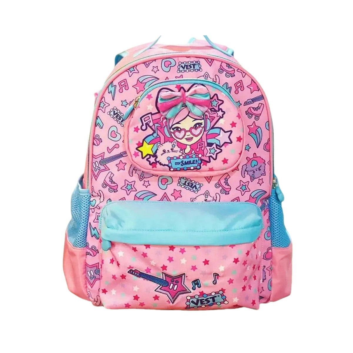 Cartoon Backpack with Bow