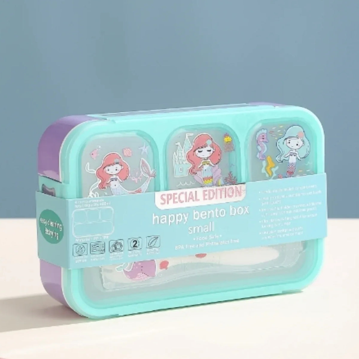 Lunch Box for School with Fork Included