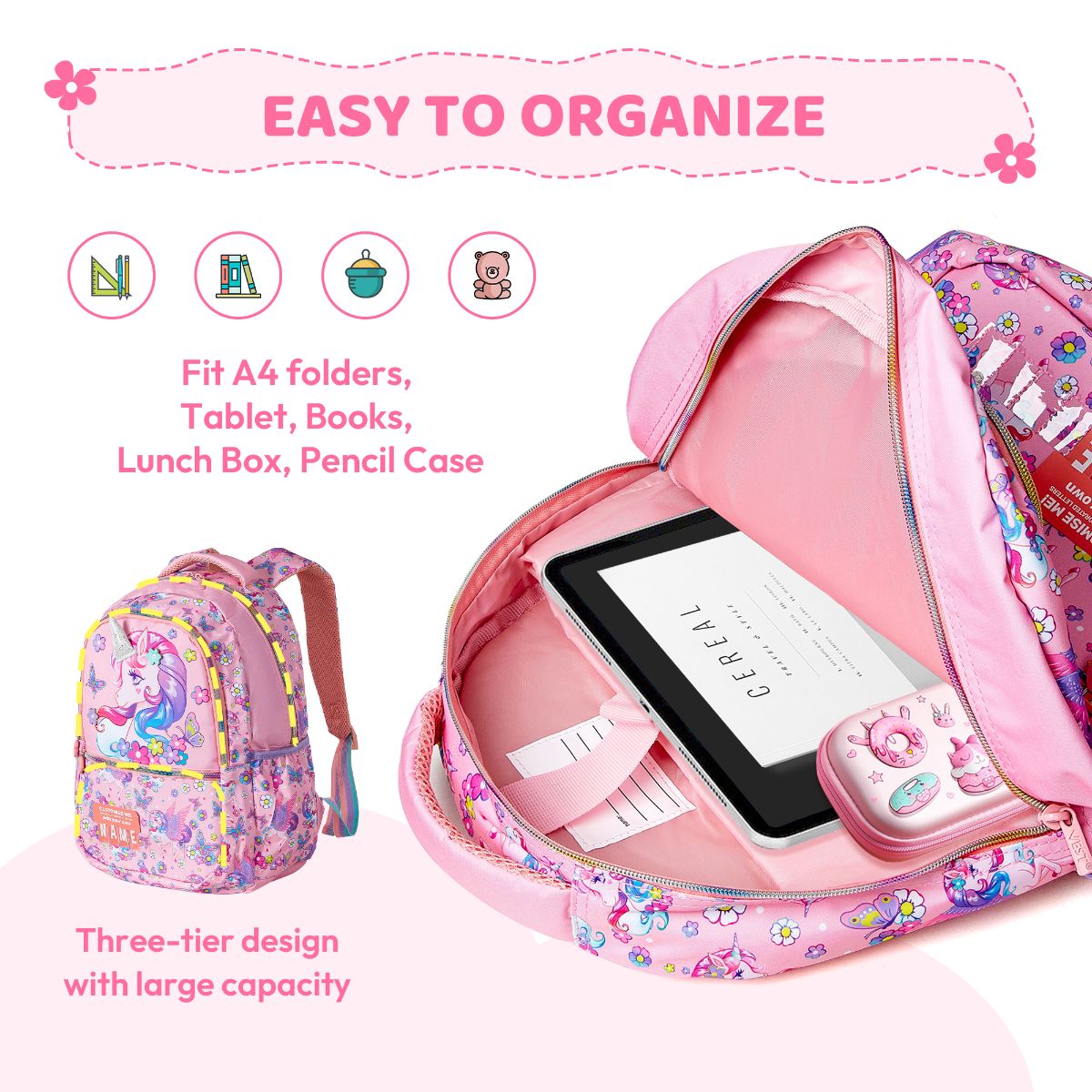 Large Capacity Backpack with Side Pocket