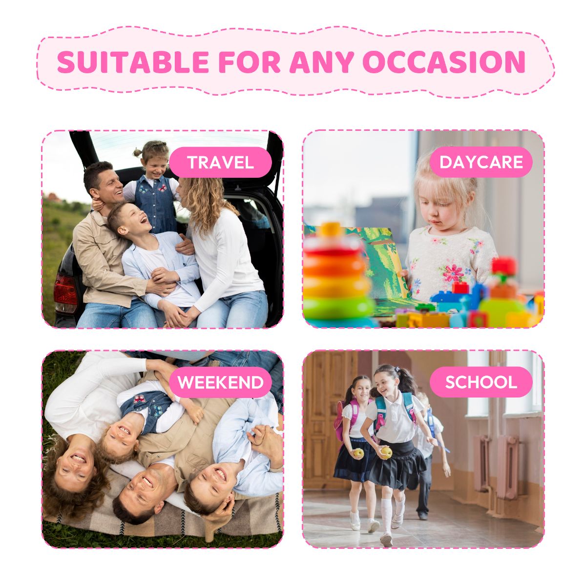 Large Capacity Backpack with Side Pocket