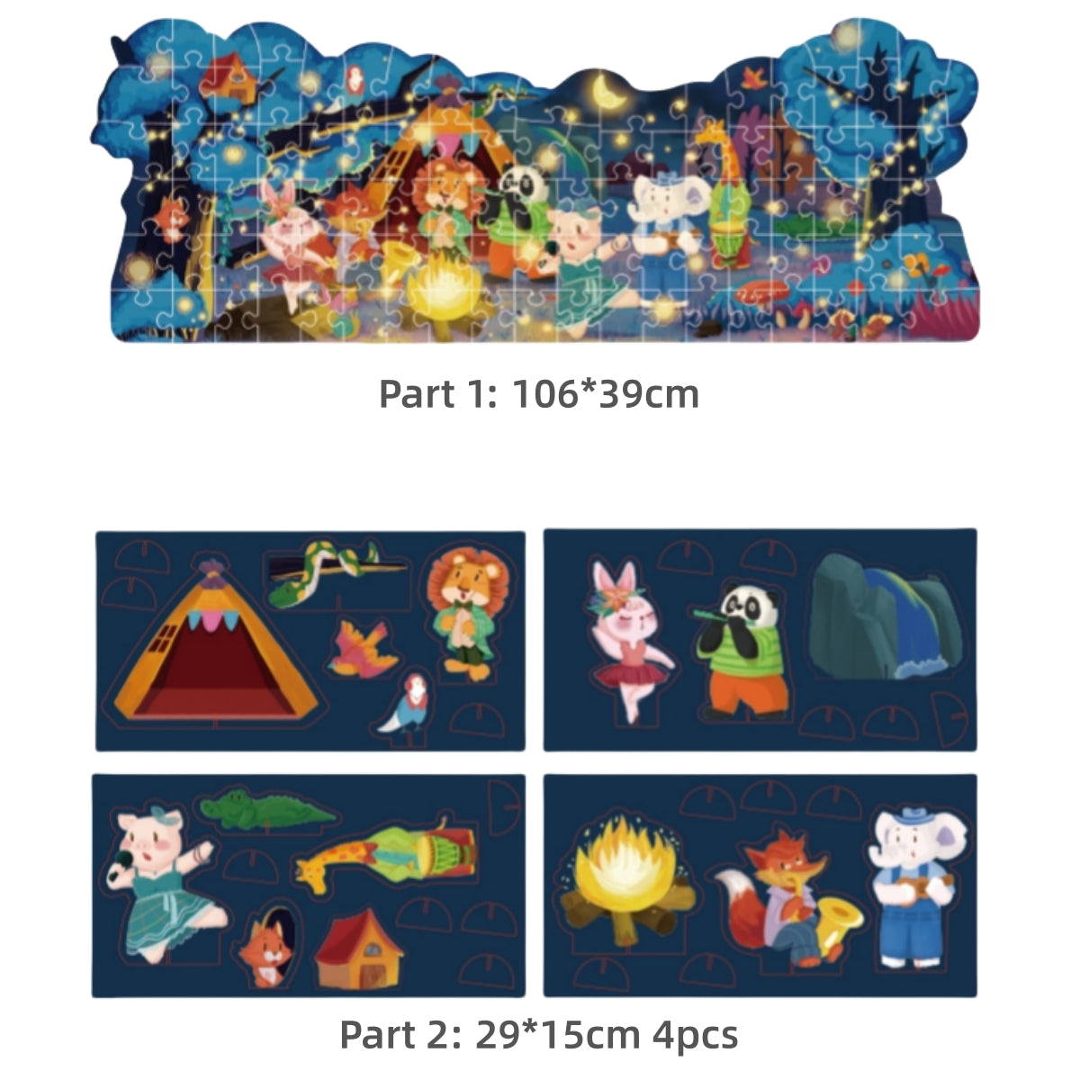 Educational Board Game Floor Puzzle