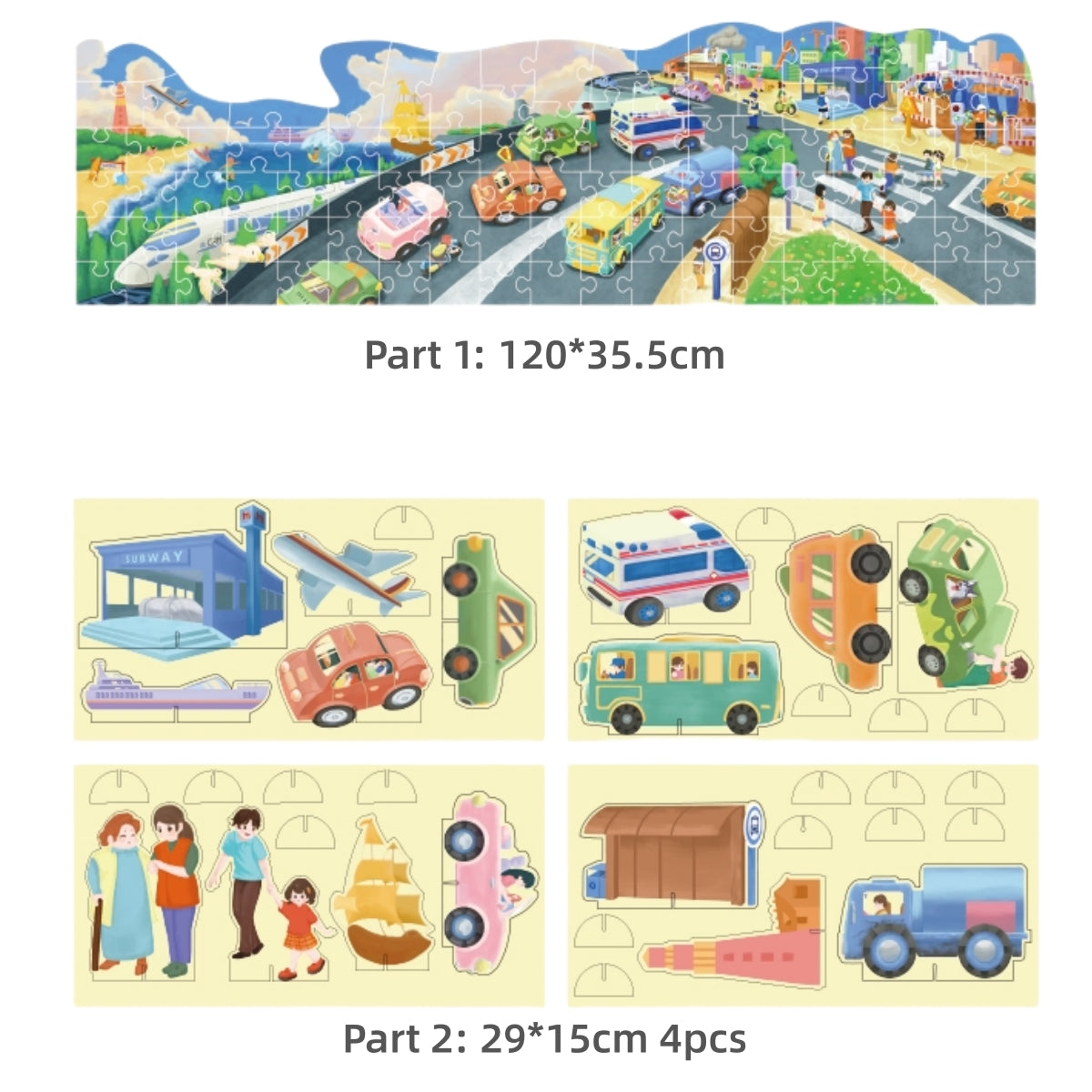 Educational Board Game Floor Puzzle