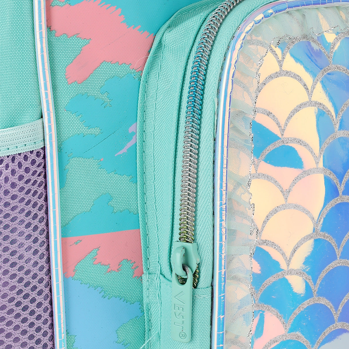 Mermaid Design Handheld School Backpack