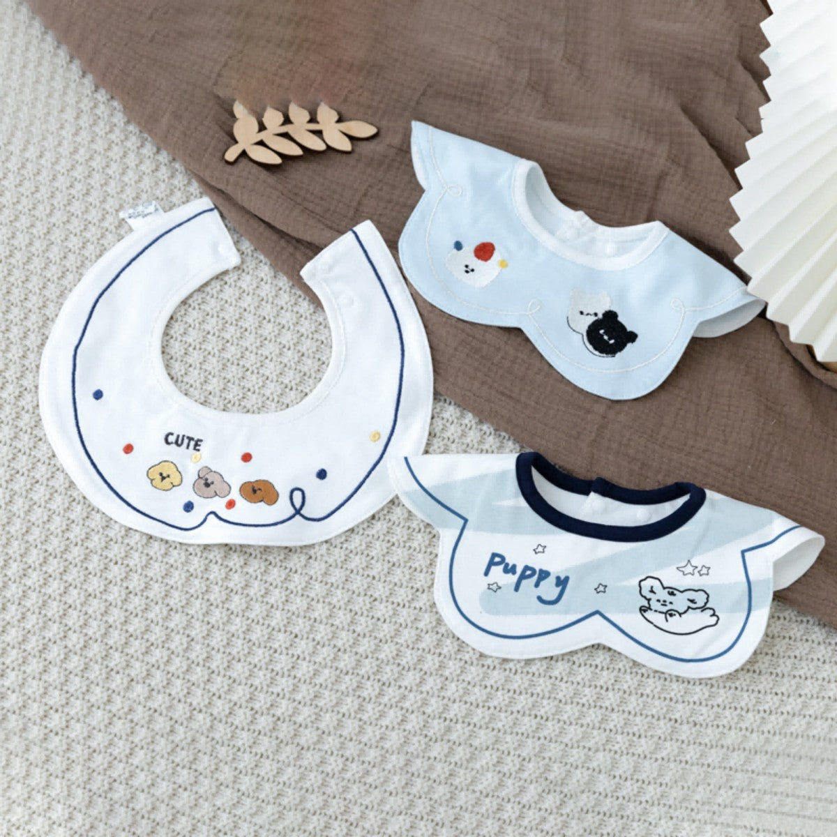 3-Pack Baby Drool Bibs