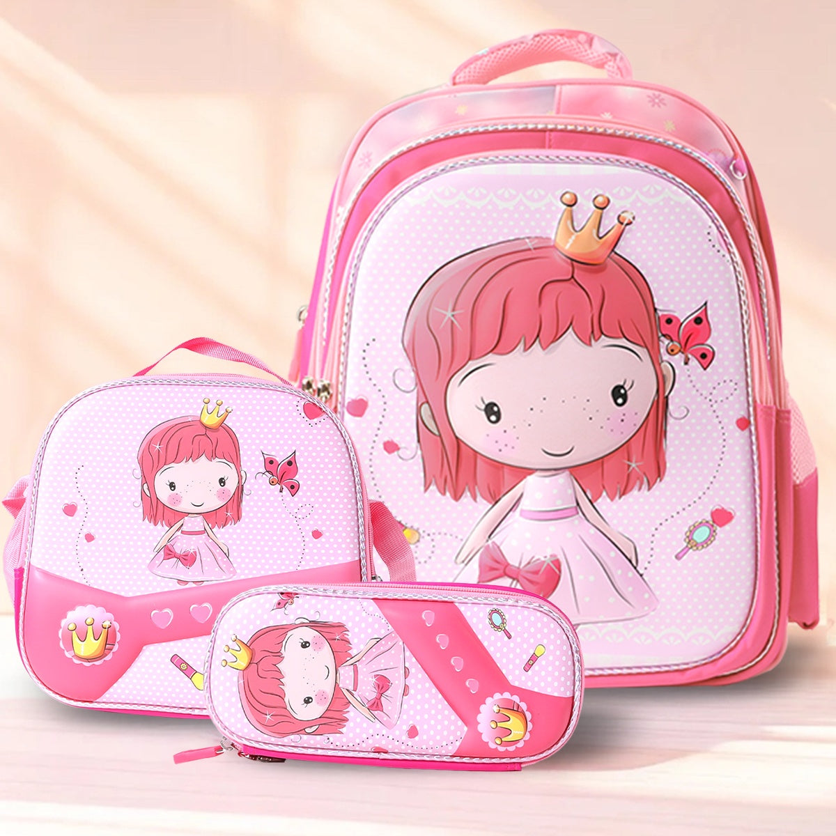 3-Piece School Bag Set