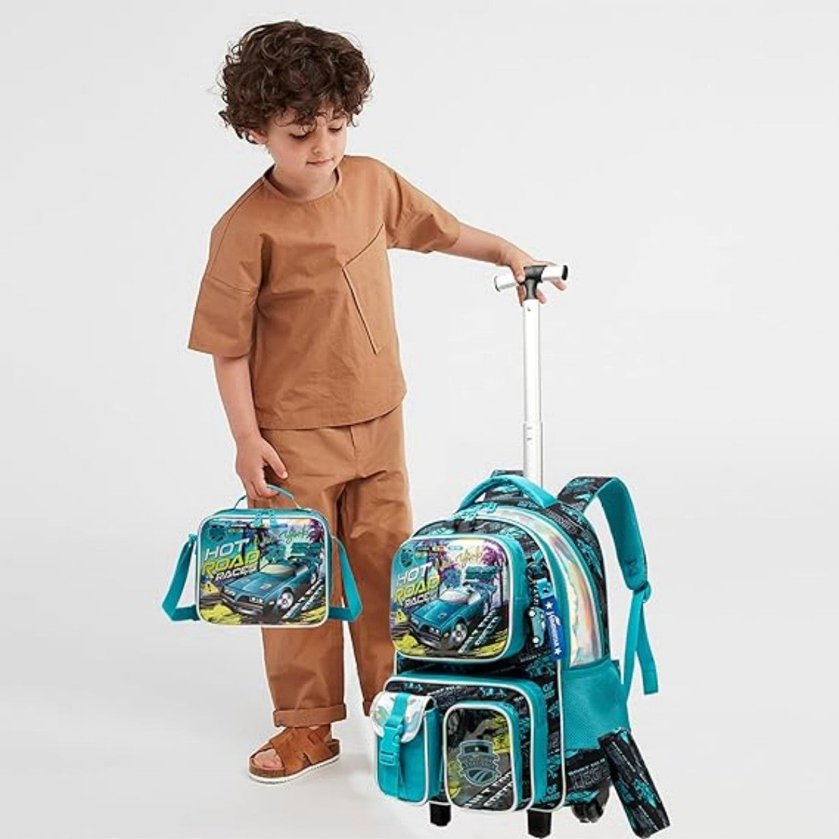 Elegant Rolling Trolley Bag Set