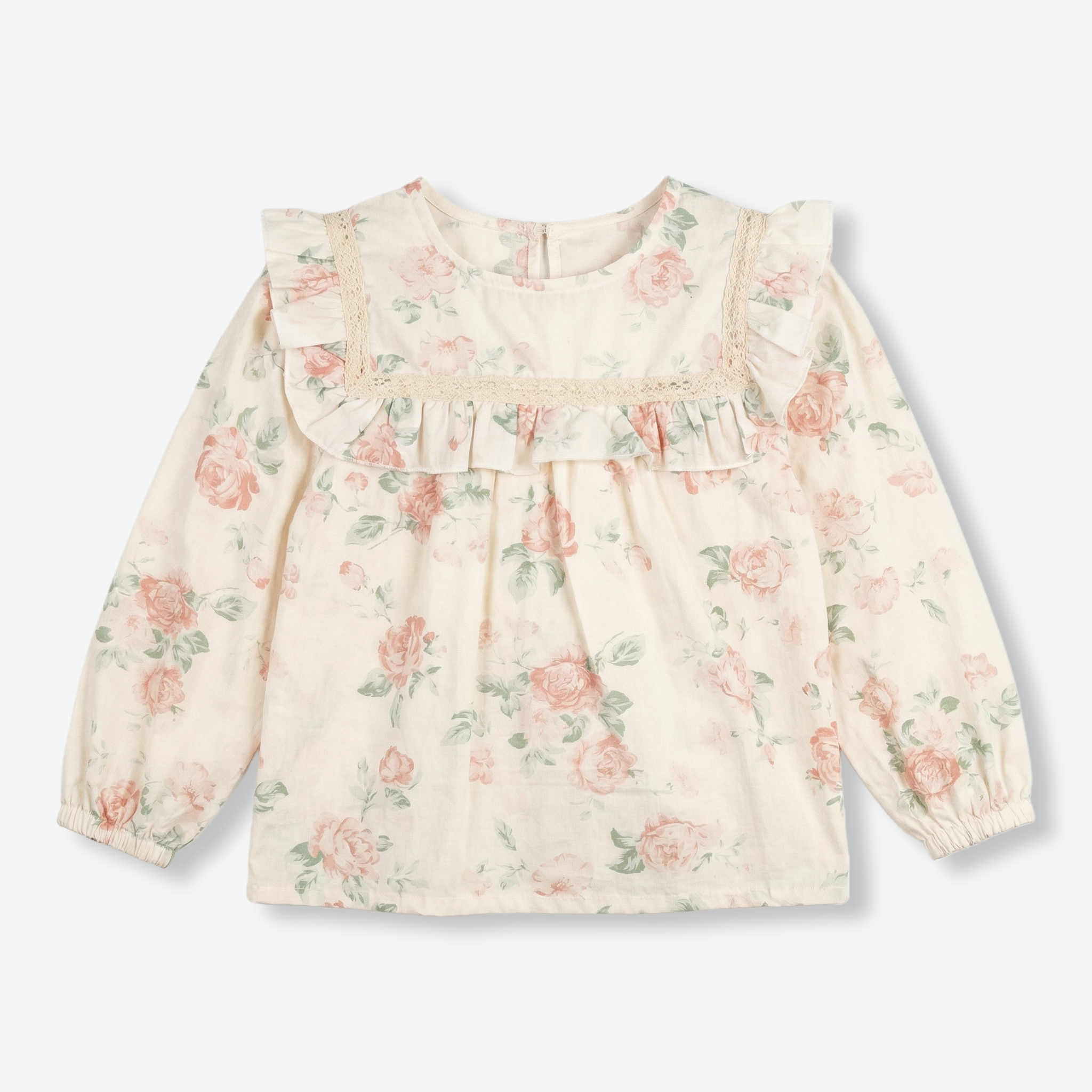 2–7 Years Cotton Embroidered Collared Shirt