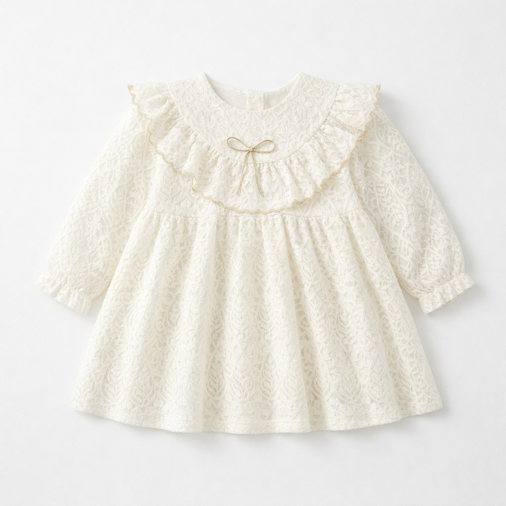 3–18 Months Lace Romper Dress
