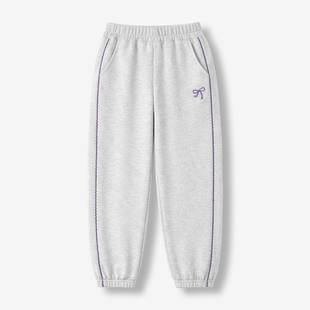 4-9 Years Ruffled Cuffed Sweatpants