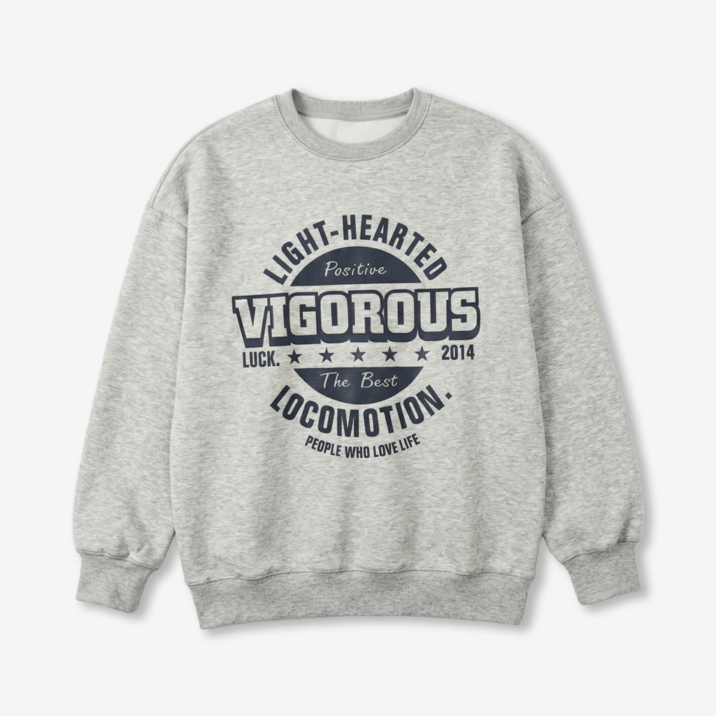 7-12 Years Retro Fleece Sweatshirt