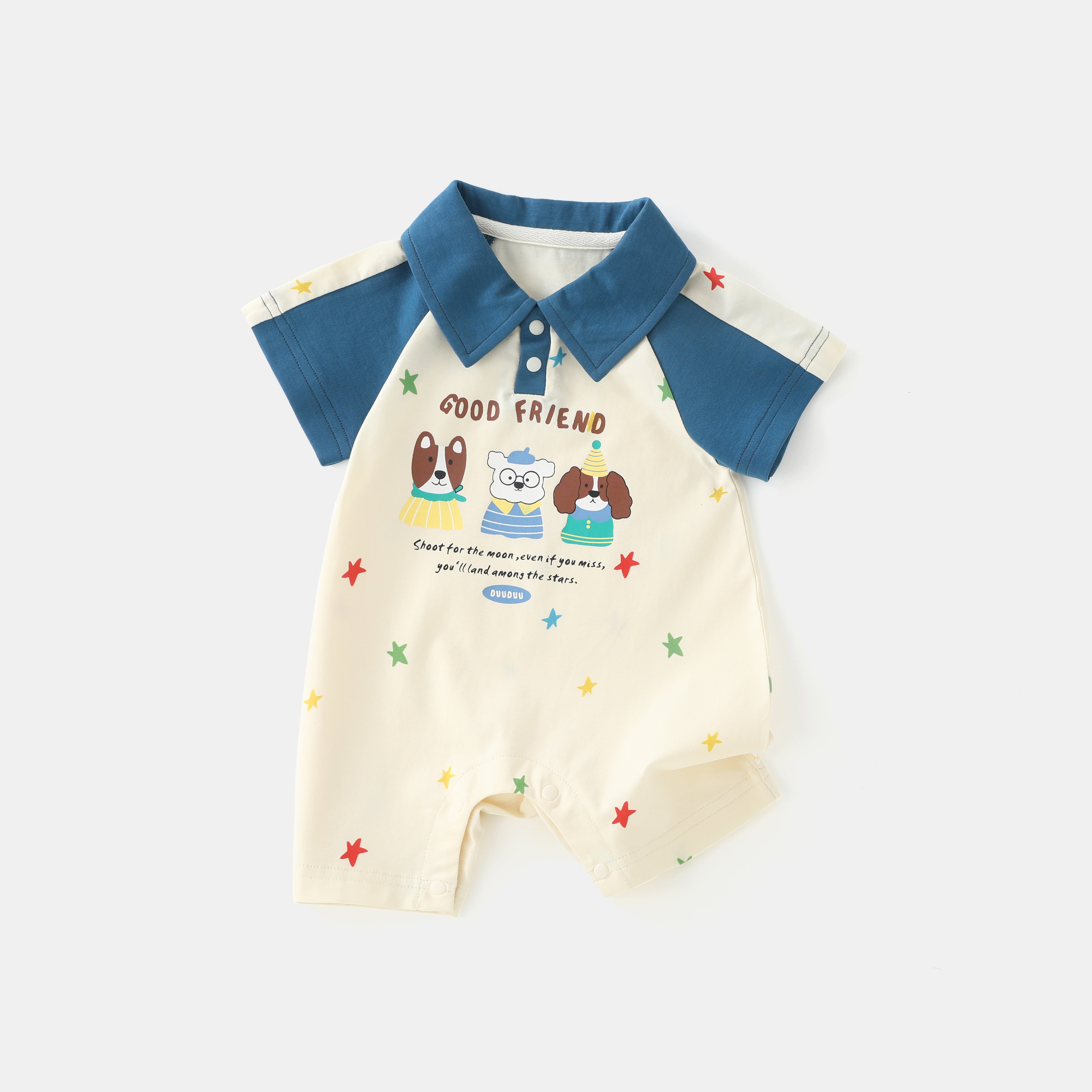 Three Dogs Weather Station Polo Jumpsuit Boy