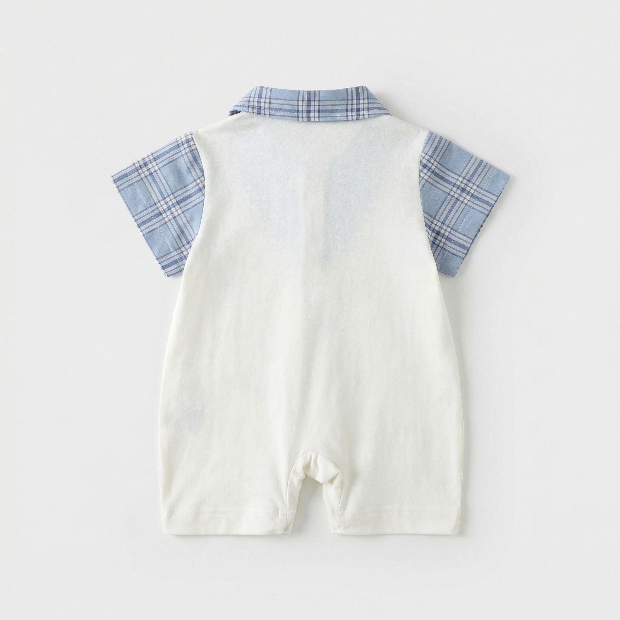 Faux Two-piece Four Dachshunds Jumpsuit Boy