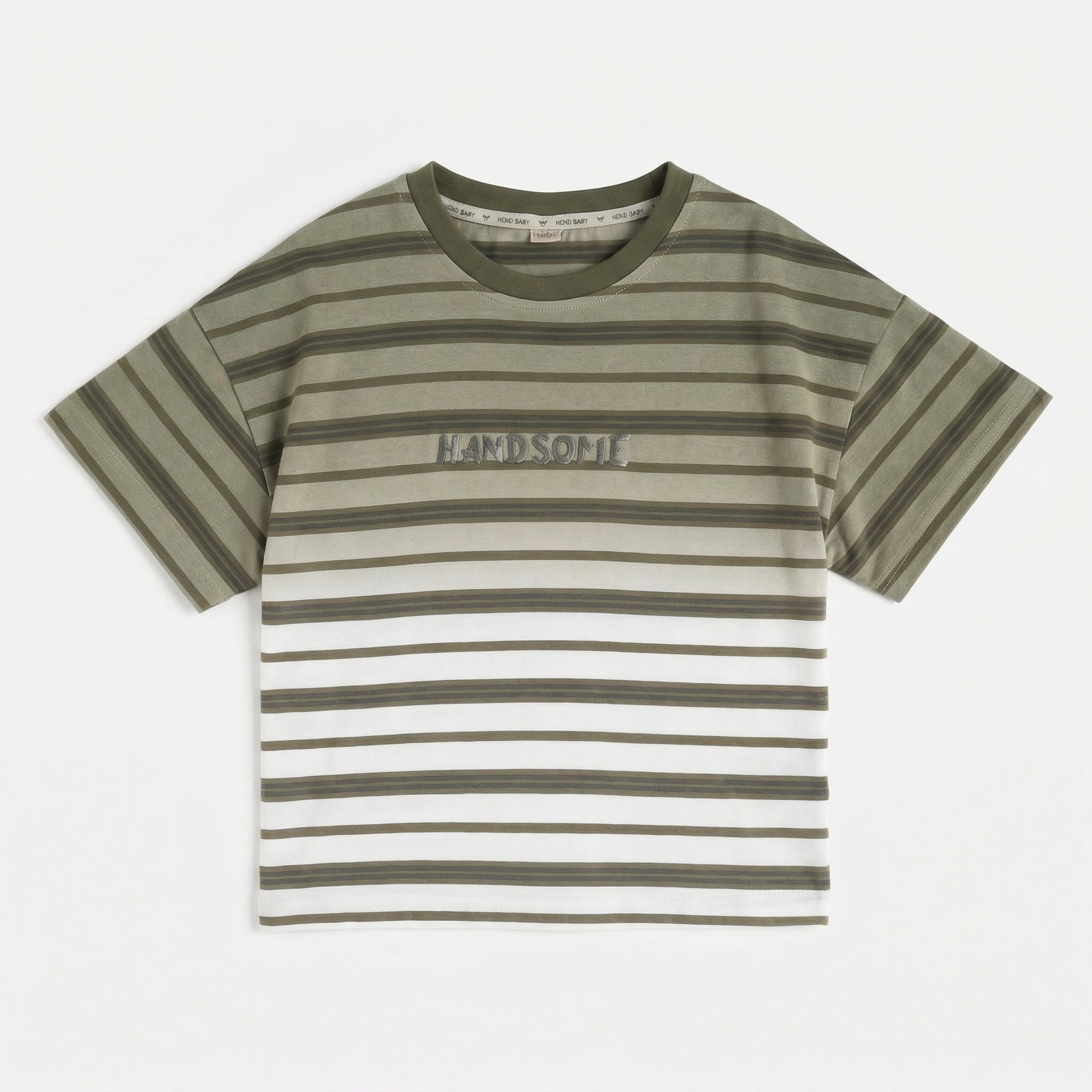 Gradient Stripe Casual Suit Boy