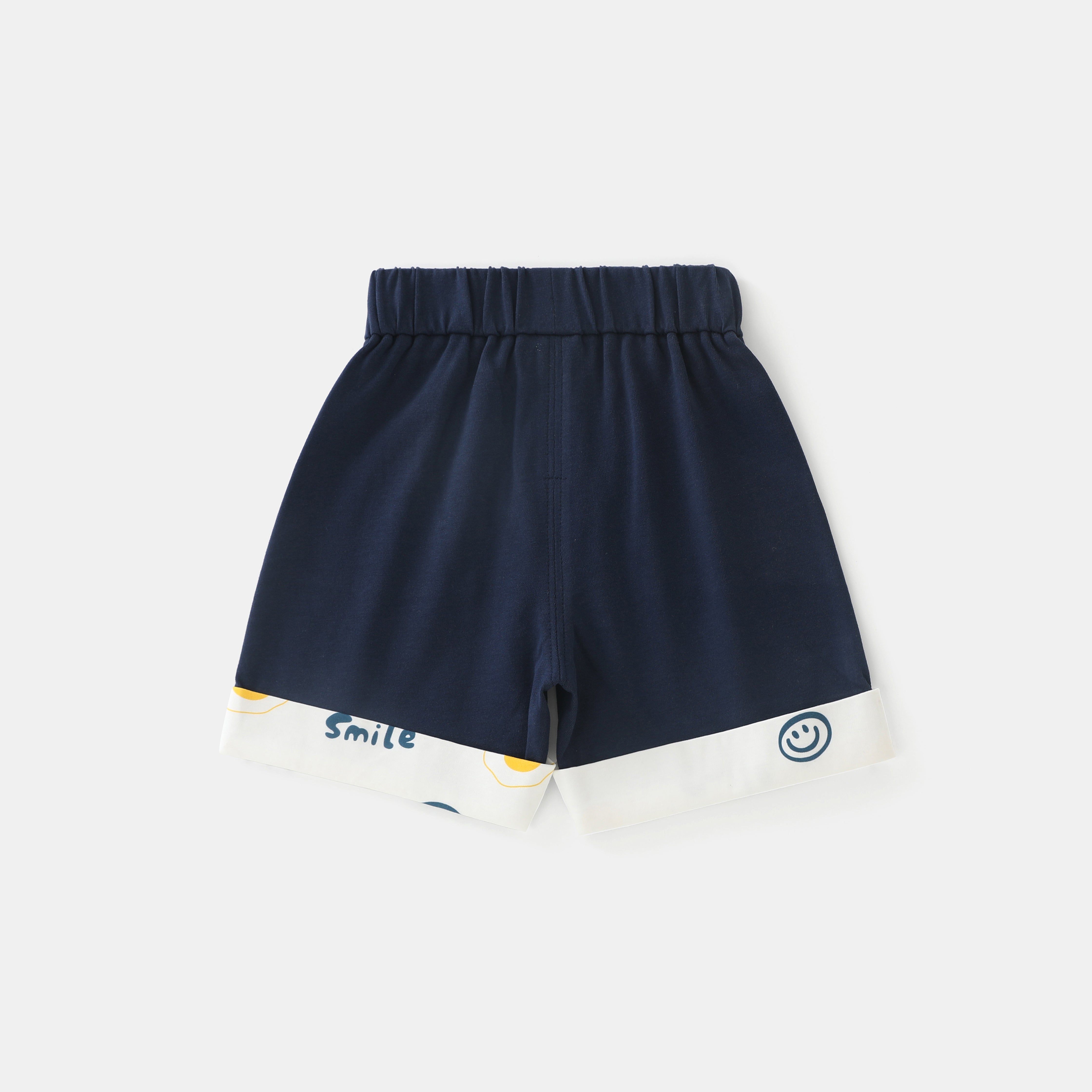 Smiling Fried Egg Short Sleeve Suit Boy