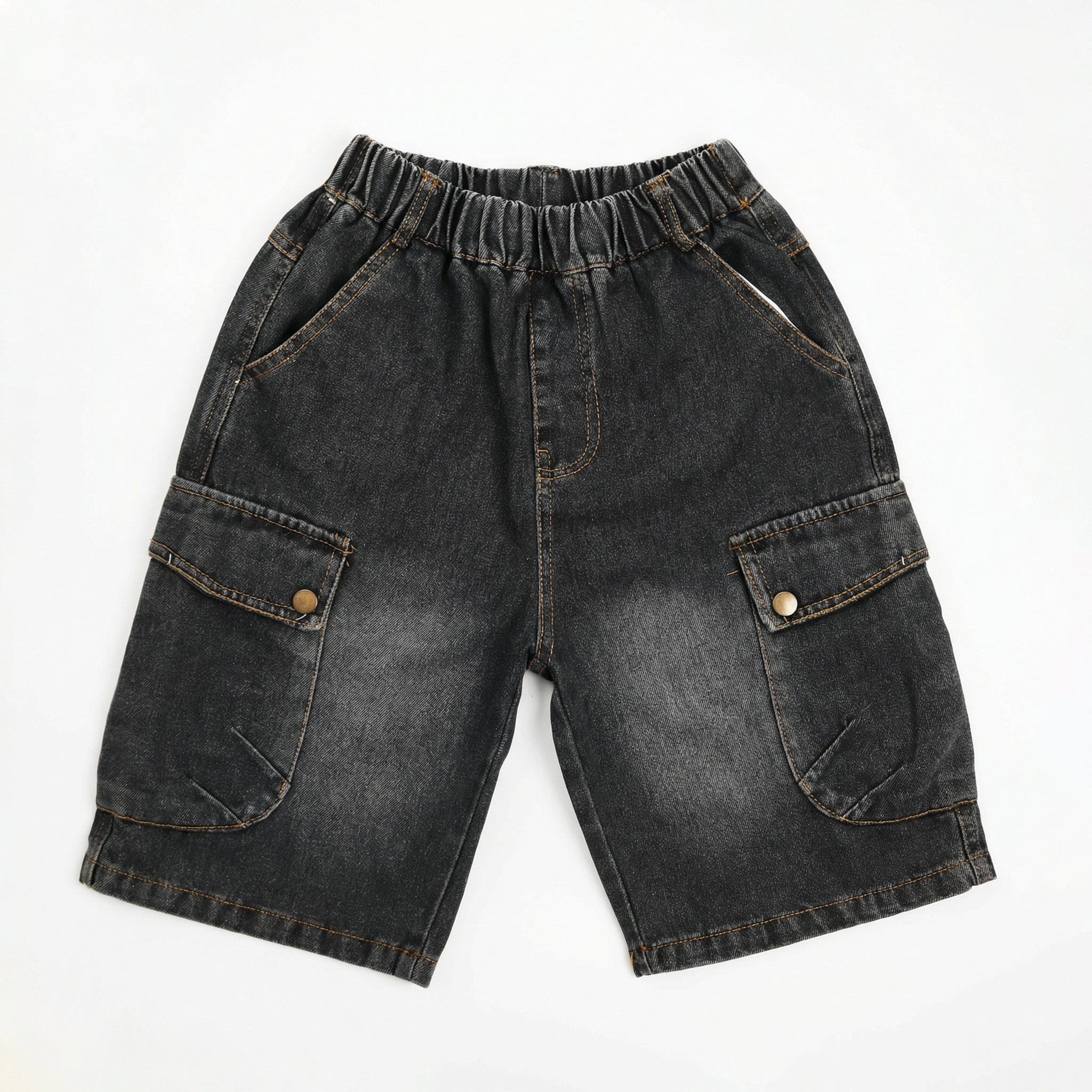 Double Side Pocket Denim Denim Black Boy