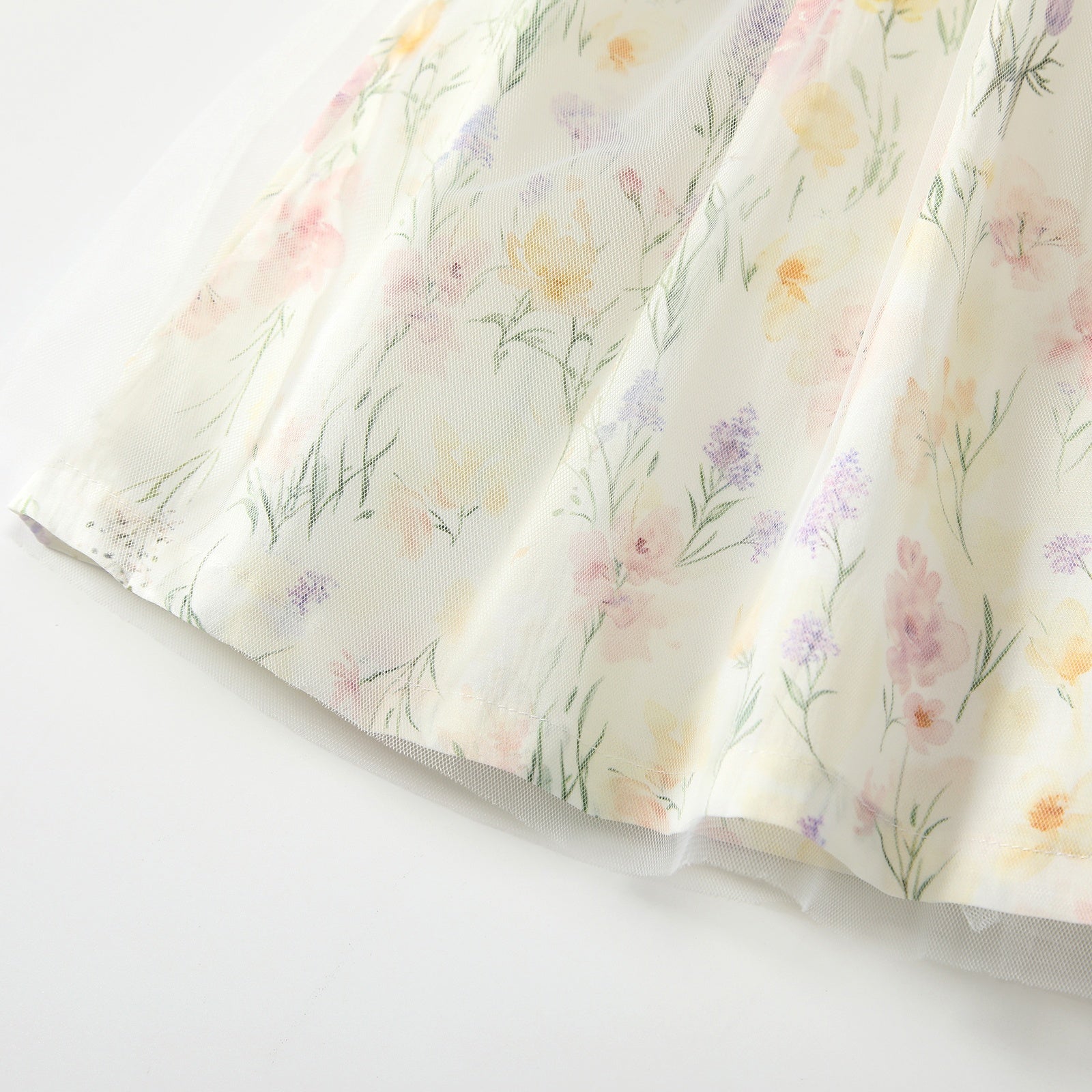 Printed Tulle Dress Girl