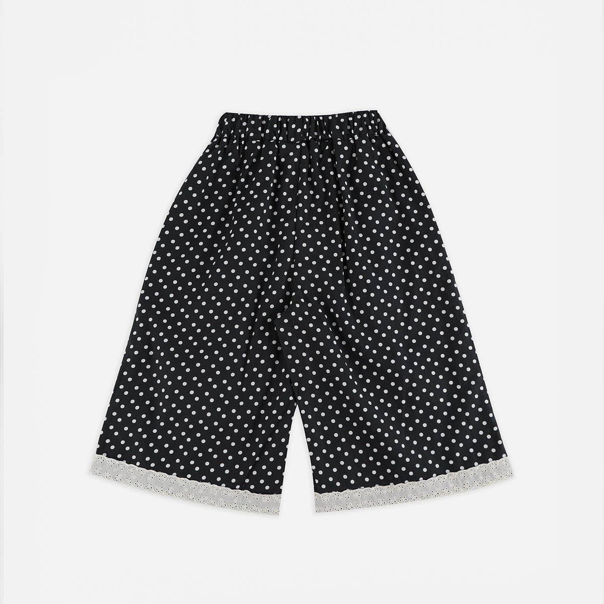 Ribbon T-shirt Polka Dot Suit Girl