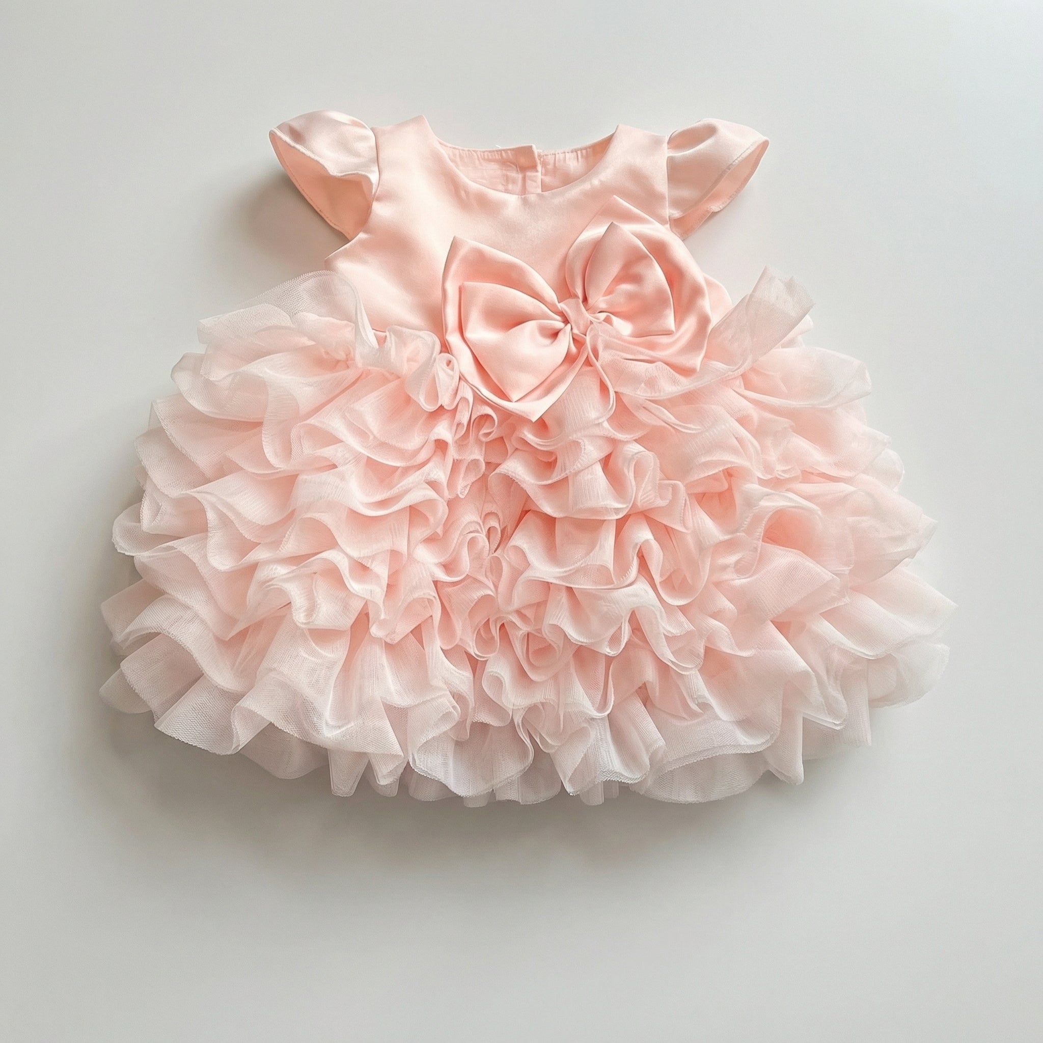 Tiered Gown Style Dress For Party Girl