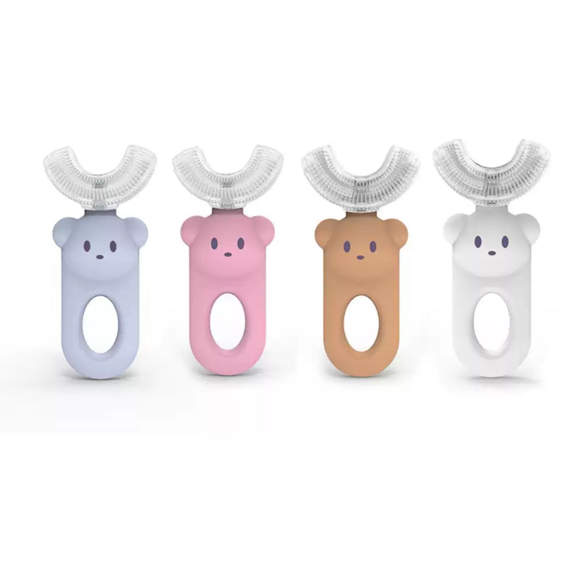 U-Shaped Kids Toothbrush with Soft Bristles