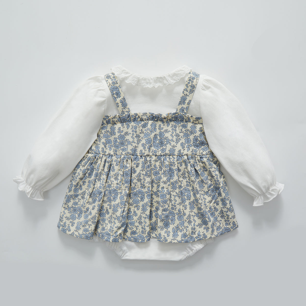 0-18 Months Cotton Lace Polka Dress