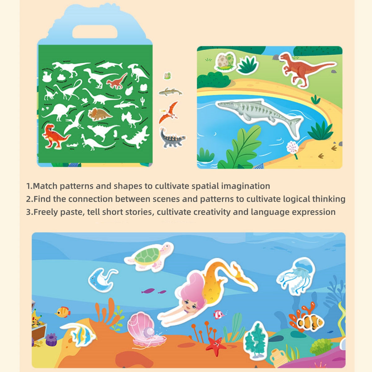 Jelly Stickers & Quiet Book