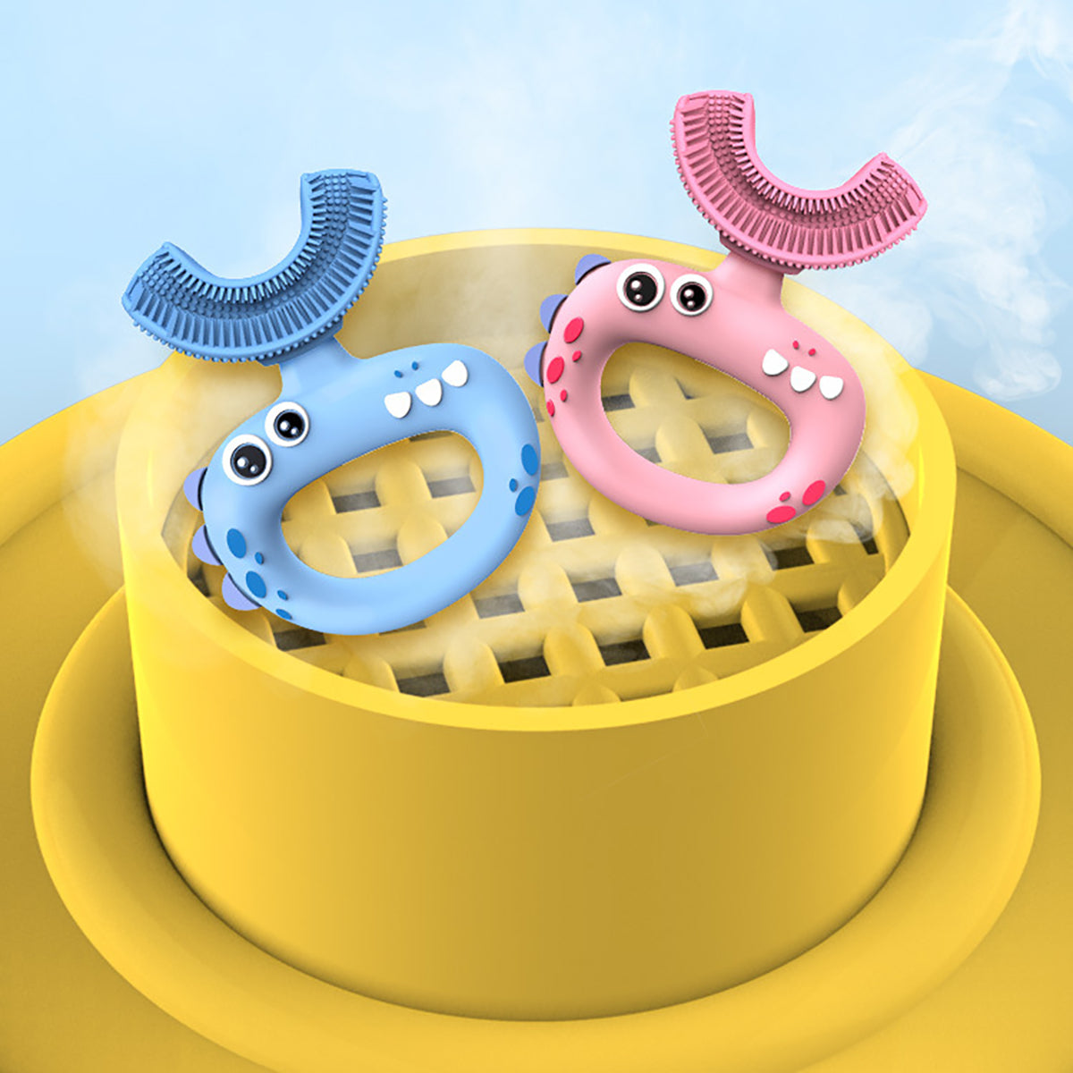 U-Shaped Manual Toothbrush