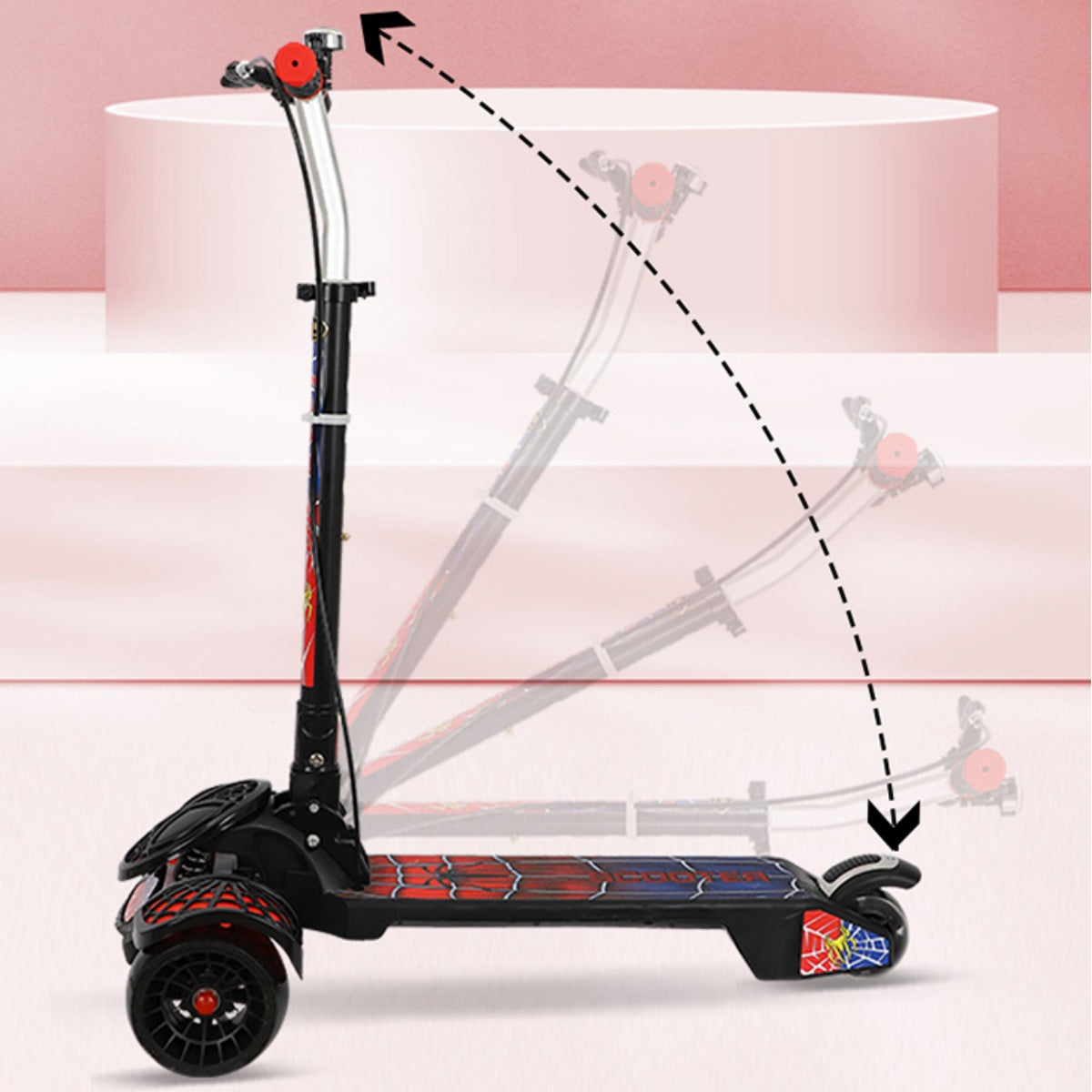 Kids Scooter with LED Lights & Music